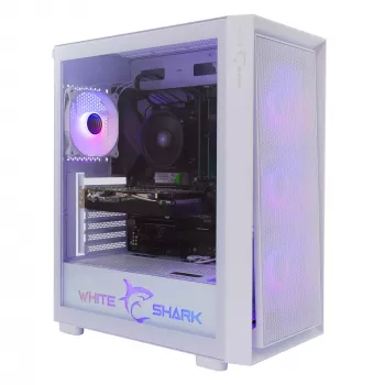 Caja de PC White Shark GCC-2401 Warhead-3 ATX blanca