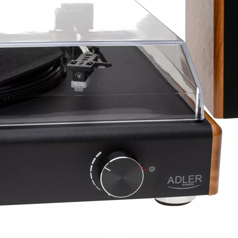 Adler AD 1915 tocadiscos con USB, tracción por correa, cápsula cerámica, Bluetooth, salida RCA