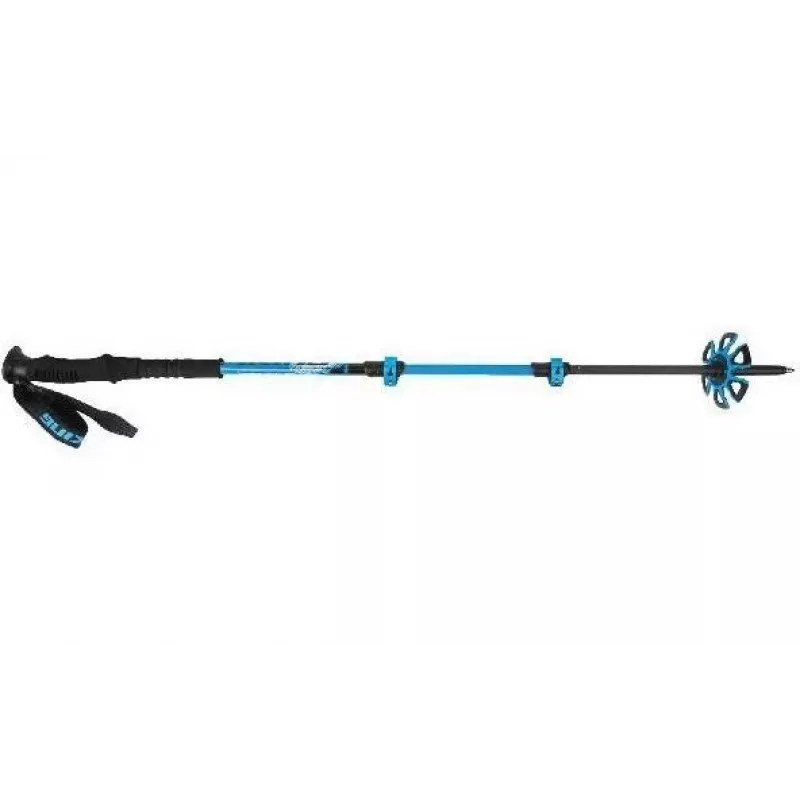 Bastones de esquí de travesía Viking Vario Tour, longitud ajustable, azul/negro, modelo 610/20/7654/15/UNI