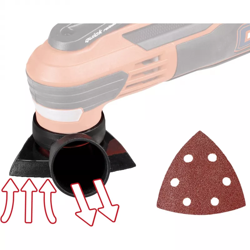 Herramienta multifunción Einhell TE-MG 350 EQ 350 W negro rojo ángulo de oscilación 3°