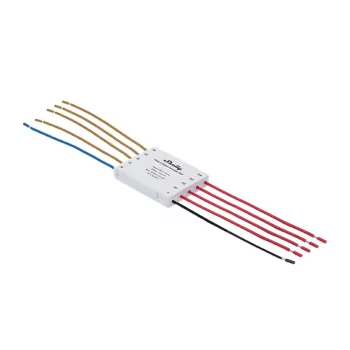 Desacoplador de 4 canales Shelly Shelly_4CD 230V – Interfaz de relé para carril DIN para cuatro circuitos