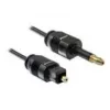 Cable de audio Toslink DeLOCK 82876 2m Mini-TOSLINK negro