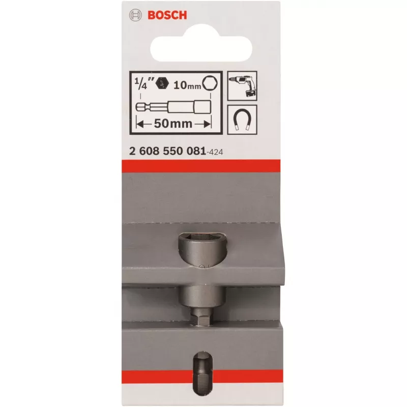 Adaptadores de vaso Bosch Extra Hard 1 ud. vástago hexagonal M6 50 mm