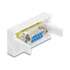 Delock 81556 módulo Easy 45, Sub-D 9 hembra a hembra, 22,5 x 45 mm