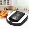 Tostadora sandwichera Maestro MR-709 3en1 750W — prensa para sándwiches, placas de parrilla y gofres, blanca