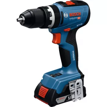 Atornillador de impacto a batería Bosch GSB 18V-65 con 2 baterías de 4,0 Ah y L-Case