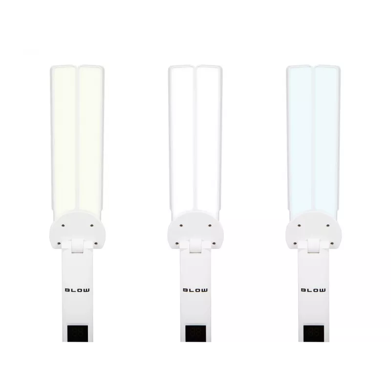 Lámpara de escritorio LED LB-24 con reloj
