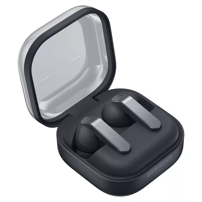 Samsung Galaxy Buds4 Pro SM-R640, negro ANC adaptativo, hasta 7 horas de reproducción, altavoz de 2 vías, diseño moderno con acabados metálicos de alta calidad
