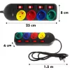 Regleta de enchufes 4 tomas 1,5m MCE508 B