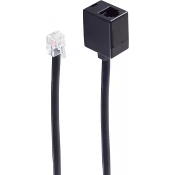 shiverpeaks BS70230-6/6 cable telefónico 10 m negro (BS70230-6/6)