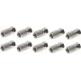 Shiverpeaks BS85014-10 Conector F 8,0 mm con tuerca grande, 10 uds.