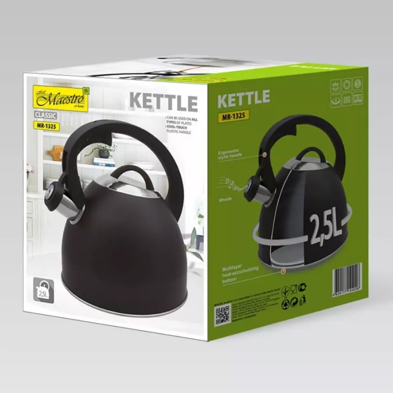Hervidor Maestro MR-1325 2,5L negro