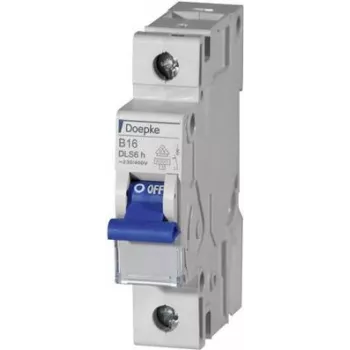 DOEPKE interruptor automático B10A DLS-6H-B10-1-6-KA 6kA 1 polo 230V característica B DLS-6H-B10-1-6-KA (09914021)
