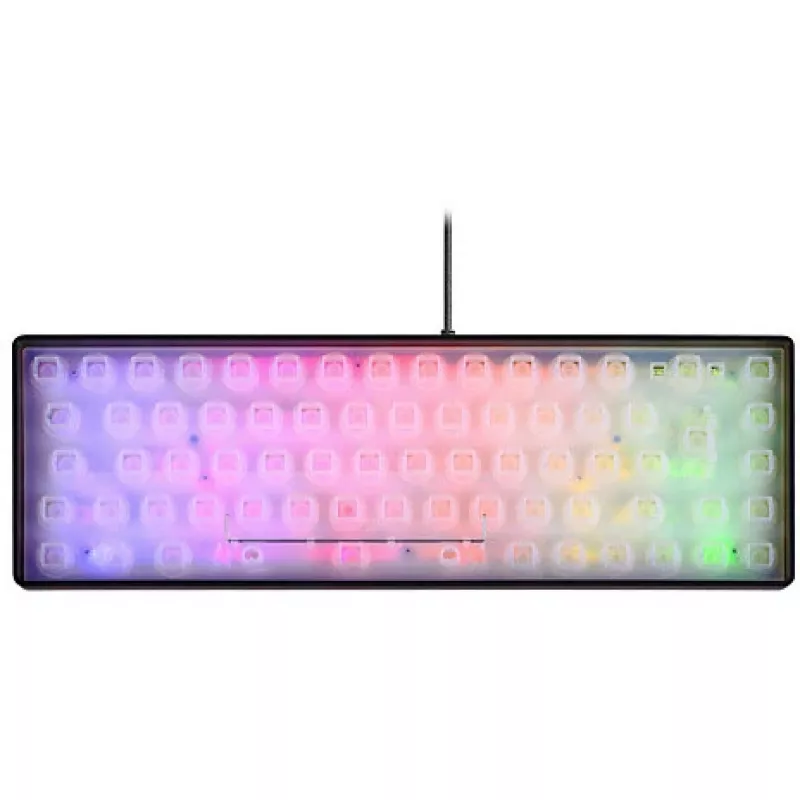Teclado gaming Deltaco DK240 mini 60% USB, RGB negro