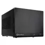 SilverStone SUGO 13 - Desktop - Mini-DTX - sin fuente de alimentación (AT / PS/2) - Negro - USB/Audio (SST-SG13B-Q)