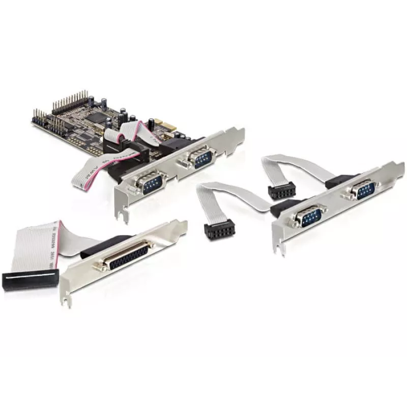 Tarjeta PCI Express DeLOCK 89177 4 x serie 1 x paralelo
