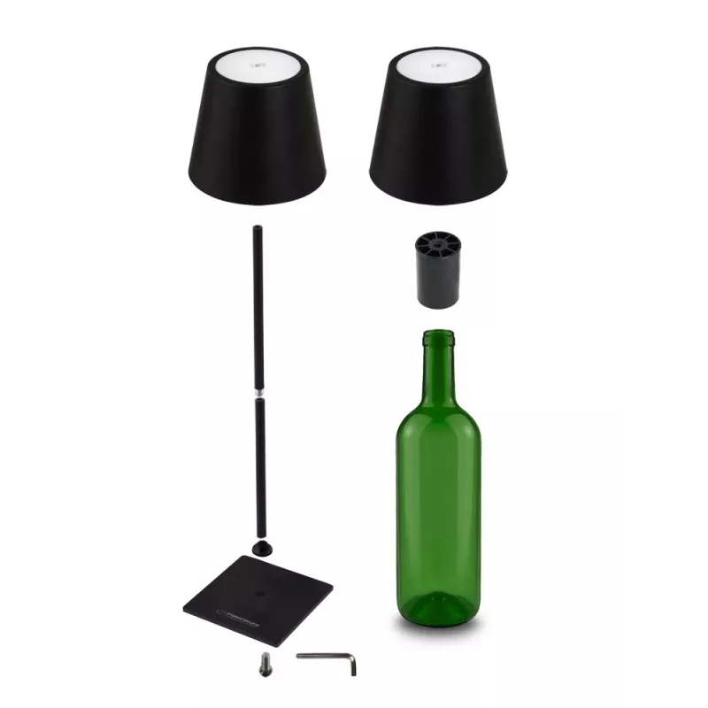 Esperanza ELD119K Miram lámpara de escritorio LED, negra