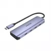 UNITEK uHUB Q4 hub USB Type-C 5000 Mbit/s gris