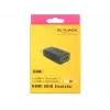 Adaptador HDMI (conector macho) > HDMI (conector hembra), emulador EDID (negro)