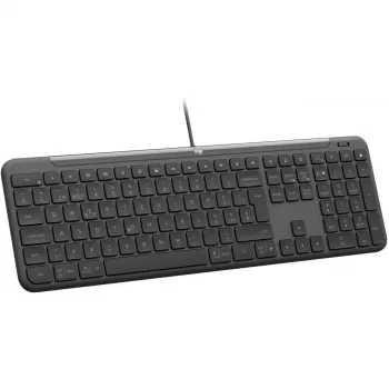 Teclado con cable LOGITECH Signature Slim K620 para empresas - GRAPHITE - US INT'L - USB - N/A - INTNL-973 - USB-C