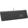 Teclado con cable LOGITECH Signature Slim K620 para empresas - GRAPHITE - US INT'L - USB - N/A - INTNL-973 - USB-C