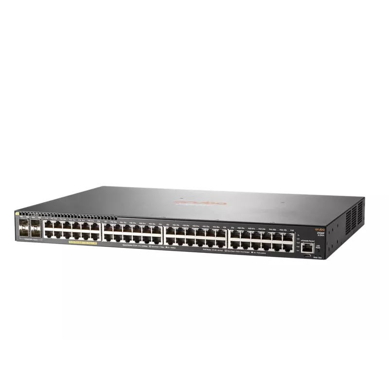 HPE Aruba Networking 2930F 48G PoE+ 4SFP+ – Switch – L3 – gestionado – 48 x 10/100/1000 (PoE+)