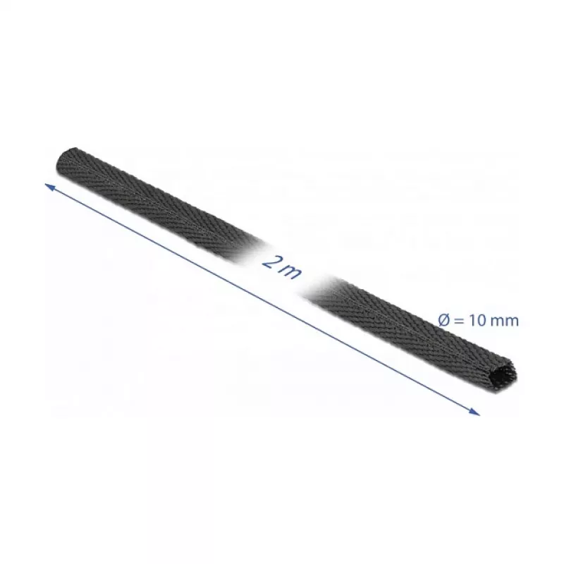 Tubo termorretráctil DeLOCK 20792 2 m x 10 mm negro