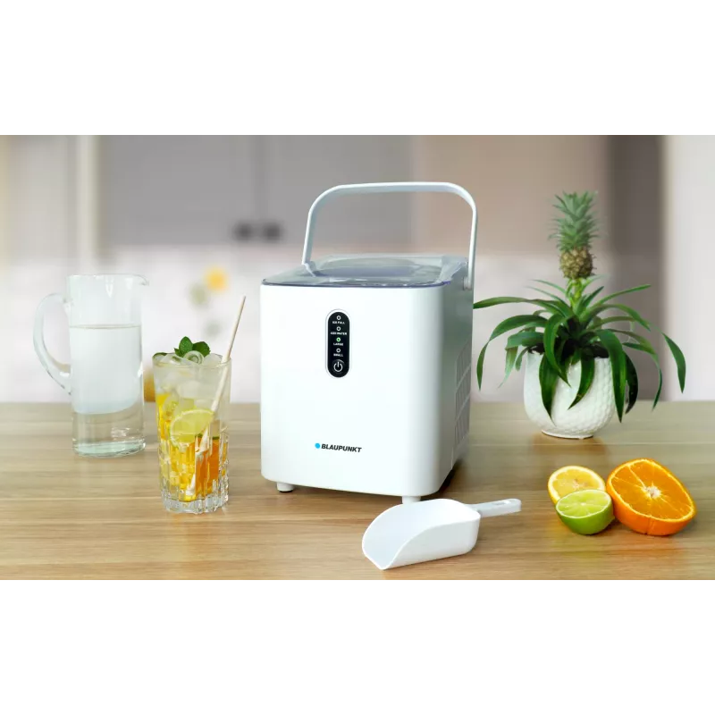 Máquina de cubitos de hielo BLAUPUNKT IMB201 diseño compacto producción rápida de hielo
