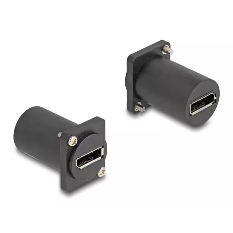 Módulo tipo D DeLOCK DisplayPort conector hembra a conector hembra 4K negro
