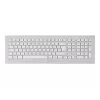 CHERRY DW 8000 Teclado Ratón incluido Oficina RF Wireless Francés Plata, Blanco