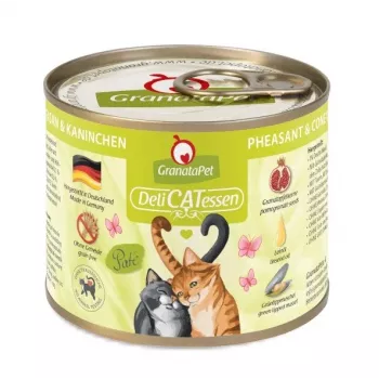 GRANATAPET DeliCATessen faisán y conejo - comida húmeda para gatos - 200 g