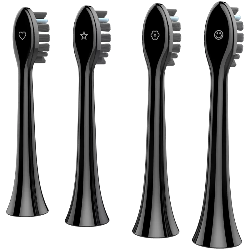 Cepillo de dientes eléctrico sónico AENO Sonic DB6: negro, 5 modos, carga inalámbrica, 46000 rpm, 40 días sin cargar, IPX7