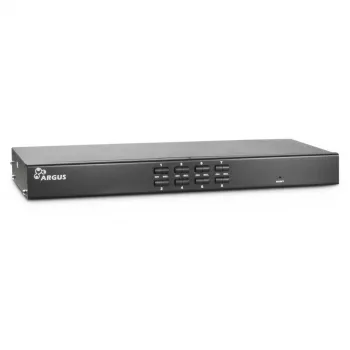 Conmutador KVM Inter-Tech AS-9108DU montaje en rack negro teclado/vídeo/ratón (KVM) (88887233)