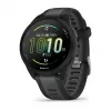 Garmin Forerunner 165 Music reloj deportivo GPS 43 mm, AMOLED 1,2" 390 x 390, 4 GB, correa de silicona, contorno de muñeca 126–203 mm, negro/gris pizarra (010-02863-30)