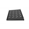 Bandeja Extralink SHELF 1U para armarios de pared de 19 pulgadas, 1U, 300 mm, negra, metal