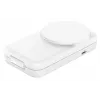 Belkin UltraCharge 25W Qi2 base de carga inalámbrica plegable 2 en 1, blanca (WIZ038KQWH)