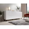 Cama Meble ETNA cómoda 200x42x82 cm, blanca mate