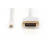 Cable DisplayPort 1.1a Mini DP-DVI tipo A macho-macho 2,0 m