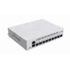 Switch de red gestionado L3 MikroTik CRS310-1G-5S-4S+IN — 1U, 1x Gigabit, 5x SFP, 4x SFP+, 10G, DC/PoE 18–57V, 20W máx.