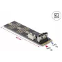 Adaptador M.2 Key B a SATA de 7 polos (vertical) DELOCK 64290