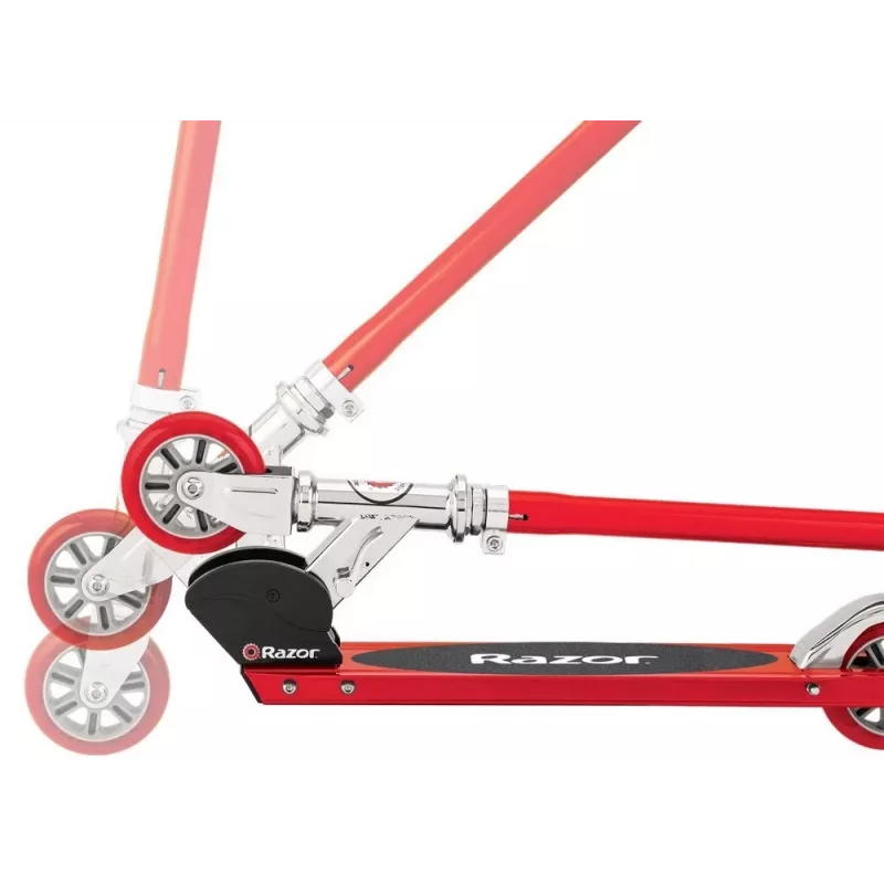 Razor S Sport 13073058 patinete, acero, plegable, freno de guardabarros trasero, rojo/negro