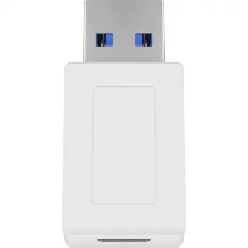 Goobay 55225 adaptador de cable USB-C USB 3.0 Type A blanco