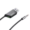 Savio TR-16 adaptador transmisor AUX con función manos libres, Bluetooth 5.3, Google Assistant/Siri