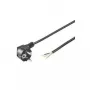 Cable Goobay CEEE 7/7 negro 5 m CEE7/7 96034 WENTRONIC