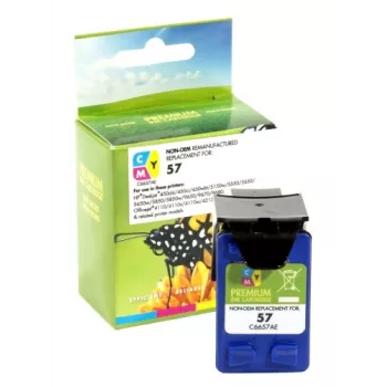 Compatible Static-Control Hewlett-Packard 57 (C6657A), tricolor, 400 pág.