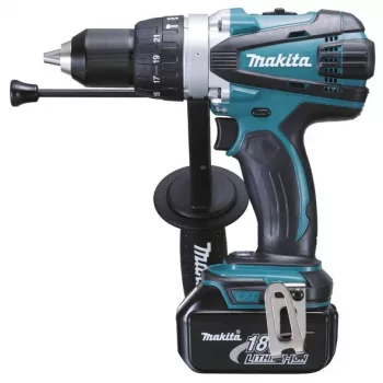 Taladro Makita DHP458RTJ 2000 rpm negro, azul