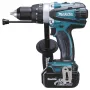 Taladro Makita DHP458RTJ 2000 rpm negro, azul