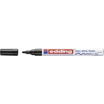 Rotulador permanente Edding 751 punta redonda negro