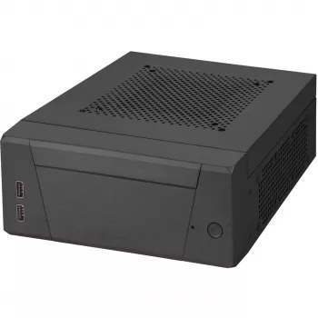 SilverStone MILO ML10 - USFF - Mini-ITX - sin fuente de alimentación - negro - USB/audio (SST-ML10B)