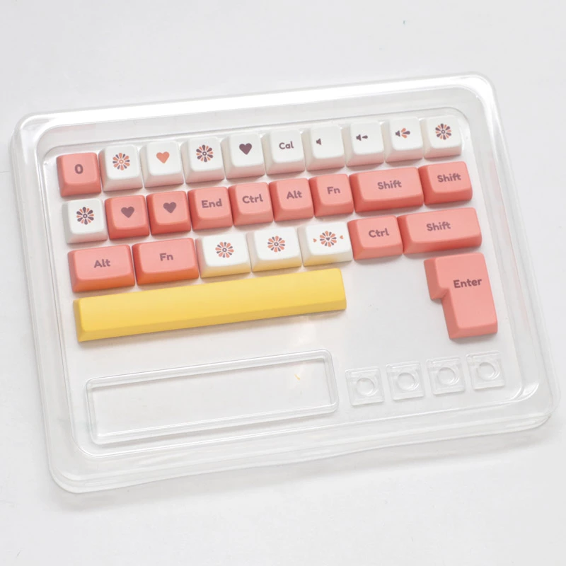 Set de teclas Ducky DCA132-USDAIMDPH1 PBT Dye Sublimation 133 teclas